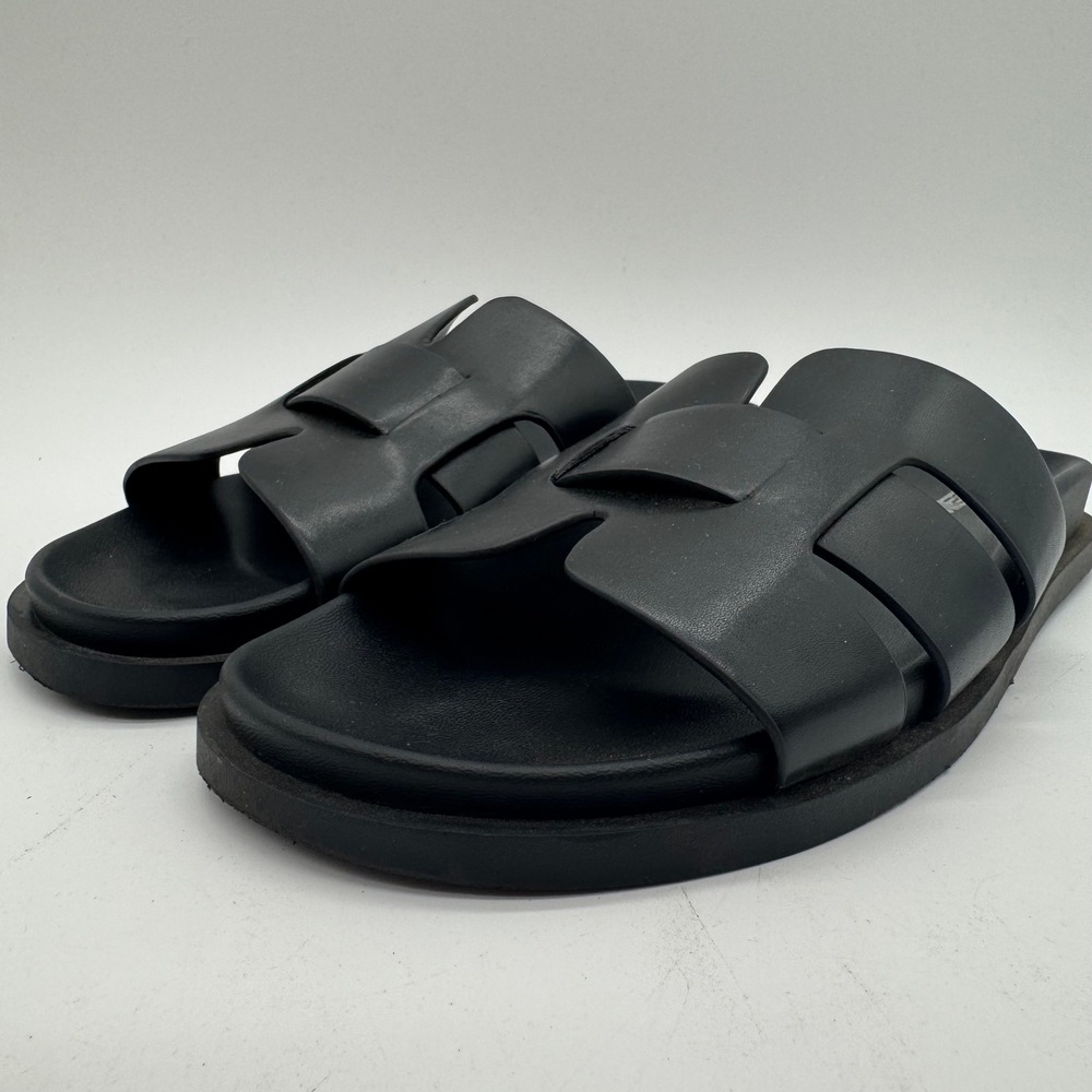 32 Degrees Cool H-Band Slide Sandals Black Women's Size 8 New